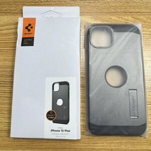 Spigen‎ Apple iPhone 15 Plus + Tough Armor MagFit Case Cover [Gunmetal] ACS06668